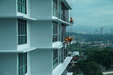 reforma fachada limpeza